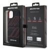 Oryginalne Etui AMG do iPhone 15/14/13 | Silikonowe | Wzór Duże Romby | MagSafe